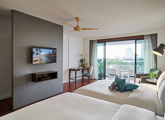 Loligo Resort Hua Hin - Wohnbeispiel Mini Suite Sea and Horizon Balcony (Zimmercodierung UBN)