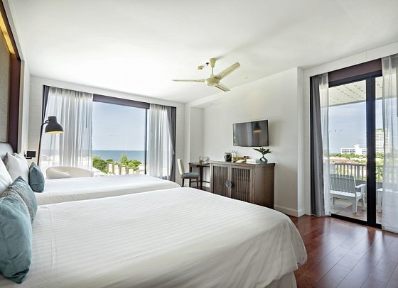 Loligo Resort Hua Hin - Wohnbeispiel Mini Suite Sea and Horizon Balcony (Zimmercodierung UBN)