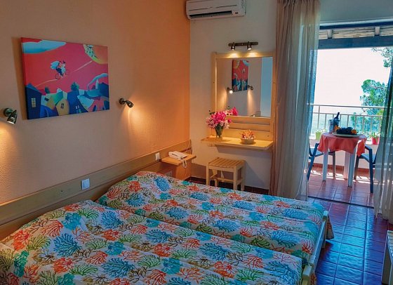 Nautilus - Wohnbeispiel Doppelzimmer seitl. Meerblick (Zimmercodierung DBN)