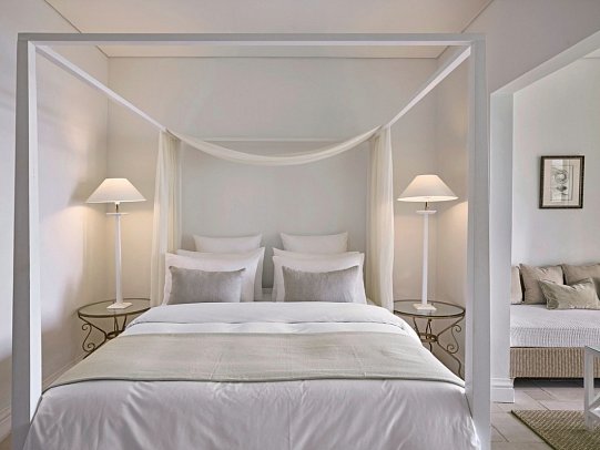 Grecotel Eva Palace - Wohnbeispiel Junior Suite Meerblick (Zimmercodierung JBM)