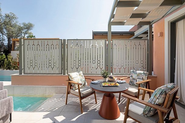 Sentido Apollo Palace - Wohnbeispiel Juniorsuite Deluxe Privatpool (Zimmercodierung JDR)