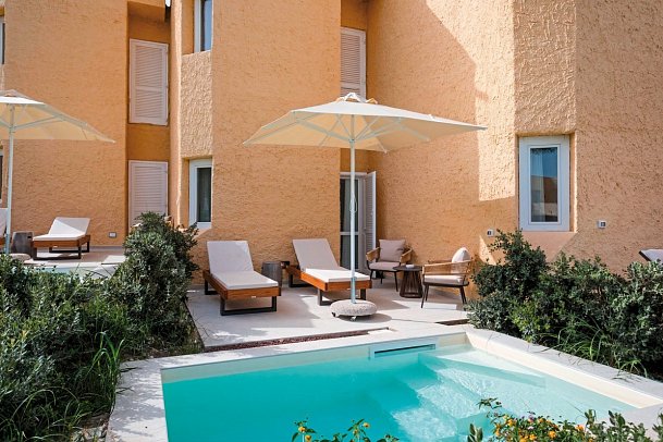 Mangia’s Brucoli, Sicily, Autograph Collection - Wohnbeispiel Doppelzimmer Deluxe Swim Up (Zimmercodierung DD2)