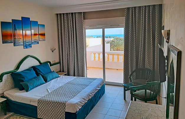 Djerba Castille - Wohnbeispiel Doppelzimmer Meerblick (Zimmercodierungen DBM & DCM)