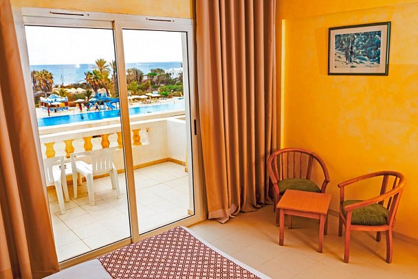 Djerba Castille - Wohnbeispiel Doppelzimmer Meerblick (Zimmercodierungen DBM & DCM)