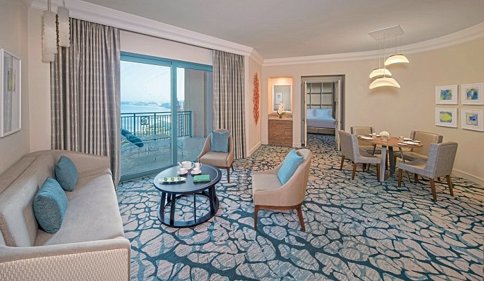 Atlantis, The Palm - Wohnbeispiel 1-BR Terrace Suite (Zimmercodierungen WB1 & WB4)