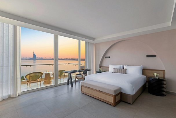 Rixos The Palm Dubai Hotel & Suites - Wohnbeispiel One Bedroom Senior Suite (Zimmercodierungen WB1 & WB2)