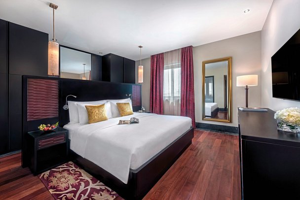 Oaks Ibn Battuta Gate Dubai - Wohnbeispiel Batutta Suite (Zimmercodierungen WB1 & UP6)