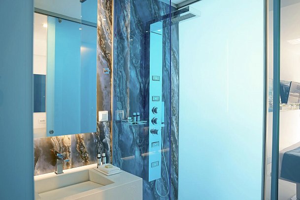 I Resort Beach Hotel & Spa - Beispiel Bad (Zimmercodierung DBL)
