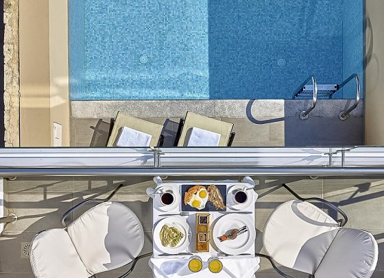 Castello Boutique Resort & Spa - Wohnbeispiel Doppeöuimmer Siperopr Poolblick (Zimmercodierung DSP)