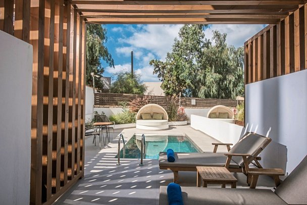 Aelius Hotel & Spa - Wohnbeispiel Doppelzimmer Superior Poolblick (Zimmercodierung DSR)