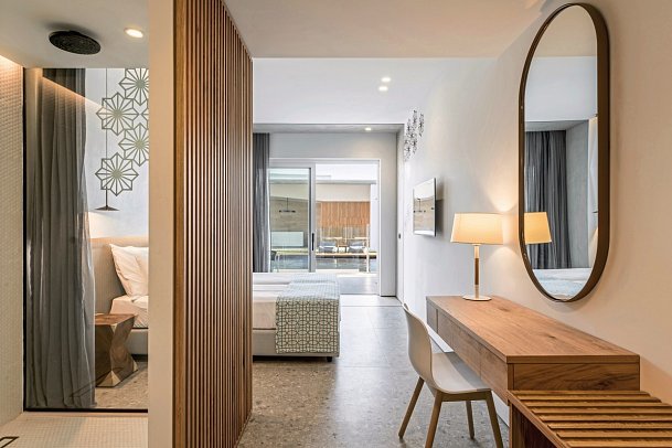 Aelius Hotel & Spa - Wohnbeispiel Doppelzimmer Swim-up Gemeinschaftspool (Zimmercodierung DSQ)