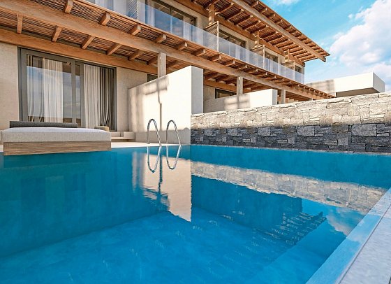 Sentido Amounda Bay - Wohnbeispiel Juniorsuite Privat Pool (Zimmercodierung J1R)