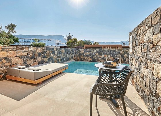Sentido Amounda Bay - Wohnbeispiel Juniorsuite Privat Pool (Zimmercodierung J1R)