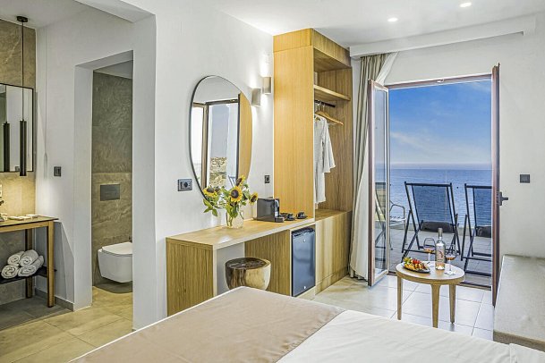 Panorama Village - Wohnbeispiel Doppelzimmer Superior Elegant Meerblick (Zimmercodierung D1M)