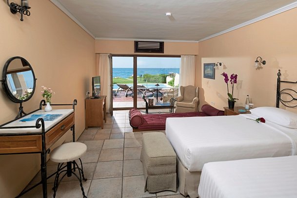 Aquila Rithymna Beach - Wohnbeispiel Bungalow Meerblick Privatpool (Zimmercodierung BBR)