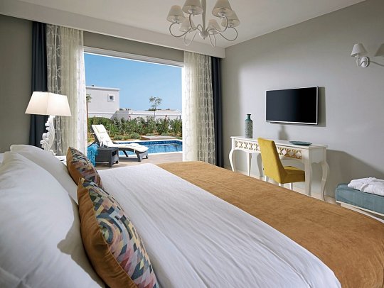 Anemos Luxury Grand Resort - Wohnbeispiel Familienzimmer Privat Pool (Zimmercodierung FBR)