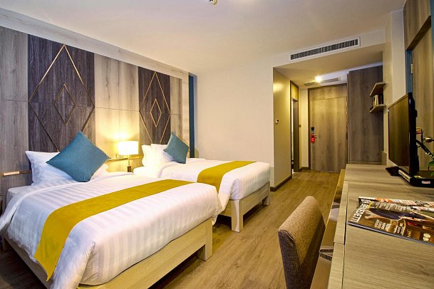 Andakira Hotel Patong - Wohnbeispiel Deluxe (Zimmercodierung DD1)