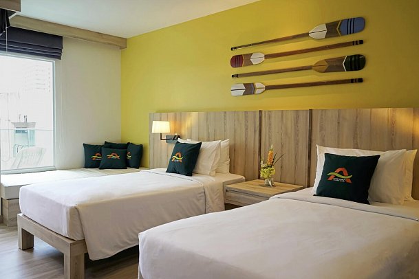 Andakira Hotel Patong - Wohnbeispiel Deluxe (Zimmercodierung DD1)