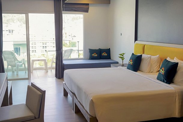 Andakira Hotel Patong - Wohnbeispiel Grand Deluxe (Zimmercodierung DD2)