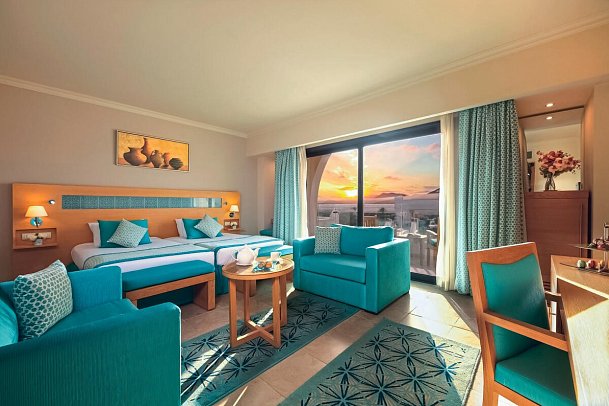 Mövenpick Waterpark Resort & Spa Soma Bay - Wohnbeispiel Doppelzimmer Deluxe Poolblick (Zimmercodierung DDP)