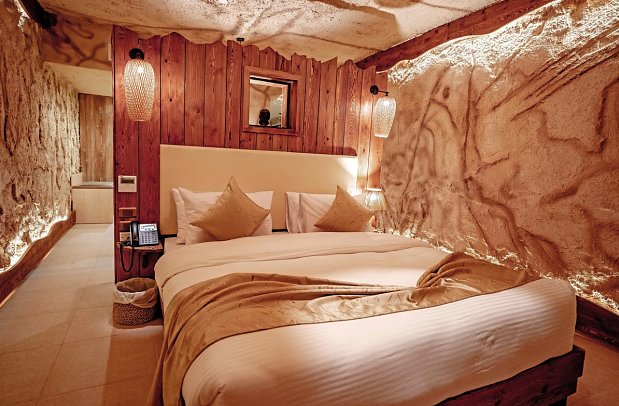 Caves Beach Resort - Wohnbeispiel Doppelzimmer Premium Poolblick