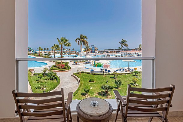 SUNRISE Alora Aqua Park Resort - Beispiel Balkon Doppelzimmer Superior Poolblick (Zimmercodierungen DSP & DCP)