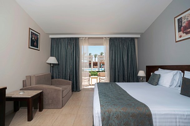 SUNRISE Serano Aqua Park Resort - Wohnbeispiel Bungalow Zimmer Gartenblick (Zimmercodierungen BBG & BCG)