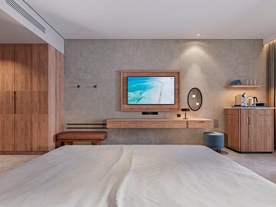 Sheraton Soma Bay Resort - Wohnbeispiel Doppelzimmer Gartenblick (Zimmercodierungen D1G & DCG)