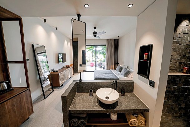 Sentido More Meni Residence & Suites - Wohnbeispiel Sentido Fitness (Zimmercodierung DD3)