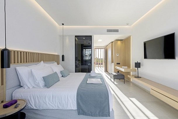 D´Andrea Lagoon All Suites - Wohnbeispiel Deluxe Suite Lagoon View (Zimmercodierungen WD1 & WD2)