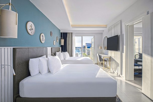 Hilton Skanes Monastir Beach Resort - Wohnbeispiel Juniorsuite Meerblick (Zimmercodierung JBC)