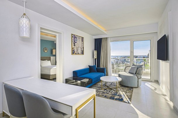 Hilton Skanes Monastir Beach Resort - Wohnbeispiel Juniorsuite Meerblick (Zimmercodierung JBC)