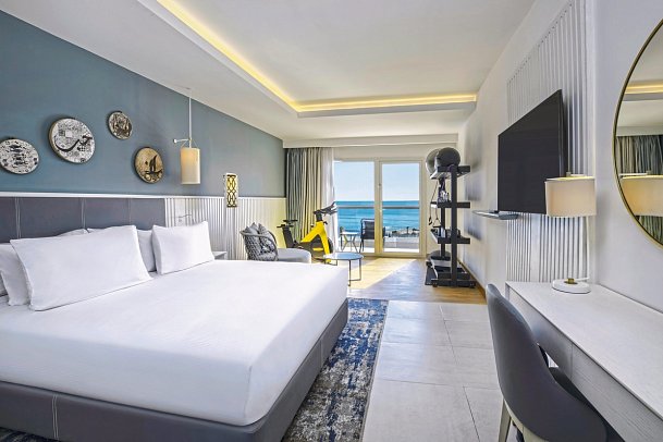 Hilton Skanes Monastir Beach Resort - Wohnbeispiel Doppelzimmer Fitness Meeresfront