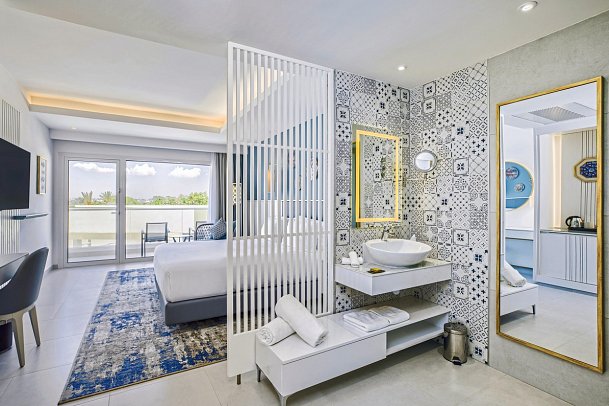 Hilton Skanes Monastir Beach Resort - Wohnbeispiel Doppelzimmer Landblick (Zimmercodierungen DB1 & DC1)