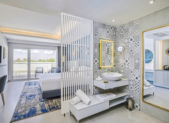 Hilton Skanes Monastir Beach Resort - Wohnbeispiel Doppelzimmer Landblick (Zimmercodierungen DB1 & DC1)
