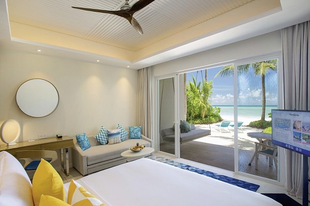 Kandima Maldives - Wohnbeispiel Beach Studio (Zimmercodierungen SB1 & SB7)