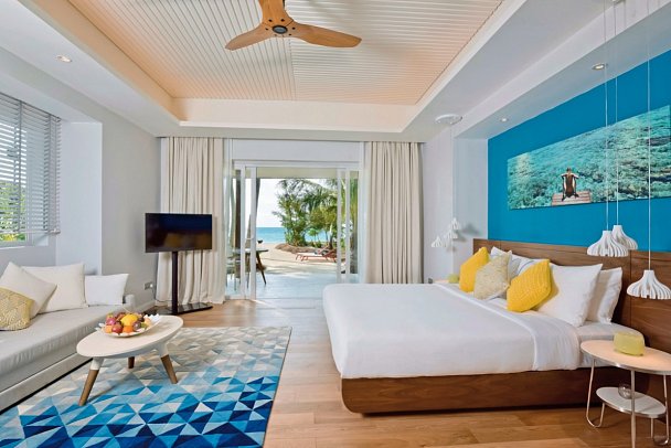 Kandima Maldives - Wohnbeispiel Beach Villa with Swirlpool (Zimmercodierungen VB1 & VB7)