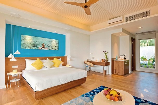 Kandima Maldives - Wohnbeispiel Beach Pool Villa with Swirlpool (Zimmercodierungen VB2, VB3, VB8 & VB9)