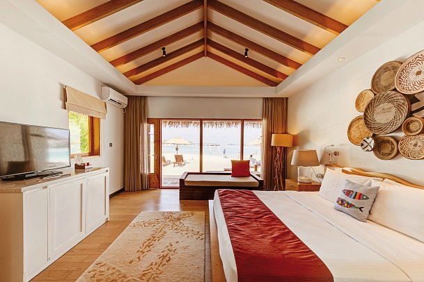 Cinnamon Dhonveli Maldives - Wohnbeispiel Beach Bungalow (Zimmercodierung BB1)
