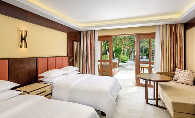 Sheraton Maldives Full Moon Resort & Spa - Wohnbeispiel Deluxe (Zimmercodierung UD1)