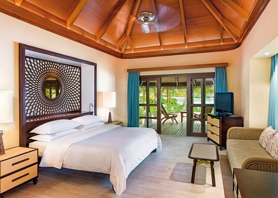 Sheraton Maldives Full Moon Resort & Spa - Wohnbeispiel Beachfront Cottage (Zimmercodierung BB1)