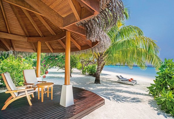Sheraton Maldives Full Moon Resort & Spa - Wohnbeispiel Beachfront Cottage (Zimmercodierung BB1)