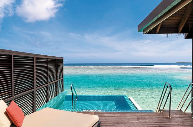 Sheraton Maldives Full Moon Resort & Spa - Wohnbeispiel Overwater Villa with Pool (Zimmercodierung VX2)