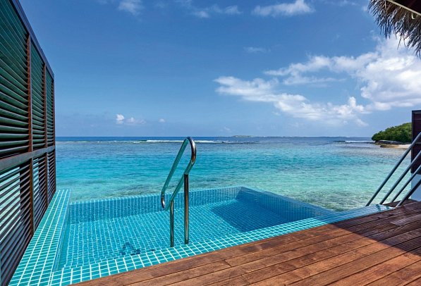 Sheraton Maldives Full Moon Resort & Spa - Wohnbeispiel Overwater Villa with Pool (Zimmercodierung VX2)