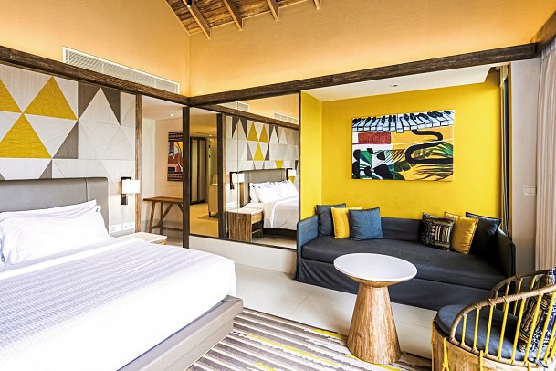Hard Rock Hotel Maldives - Wohnbeispiel Gold Beach Villa (Zimmercodierung VB1)