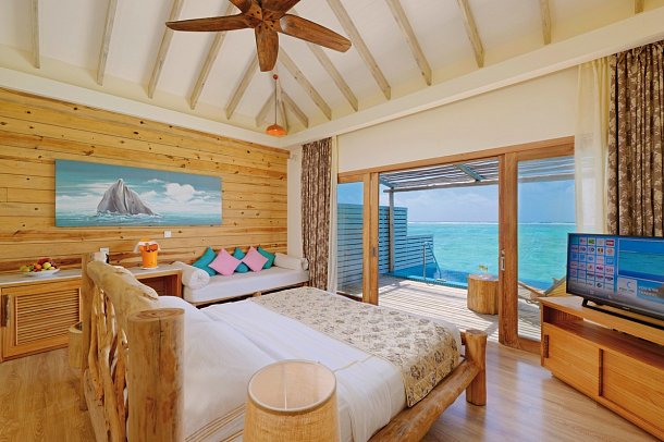 You&Me Maldives - Wohnbeispiel Lagoon Suite Pool (Zimmercodierungen VL3 & VX6)