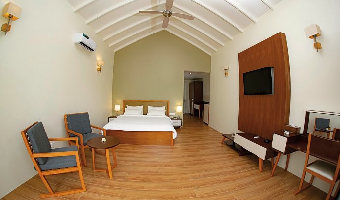 Hondaafushi Island Resort - Wohnbeispiel Deluxe Beach Bungalow (Zimmercodierung BB2)