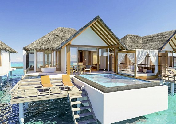 Furaveri Island Resort & Spa - Wohnbeispiel Ocean Pool Villa Sunset (Zimmercodierung VX4)