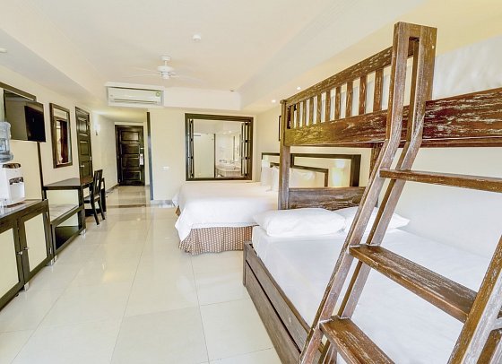 Sandos Playacar - Wohnbeispiel Riviera Family Juniorsuite (Zimmercodierung FB1)
