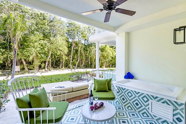 Ocean Riviera Paradise - Wohnbeispiel Privilege Juniorsuite Garden View (Zimmercodierung JRG)